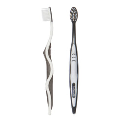 Flossing Toothbrush with Antibacterial Bristles